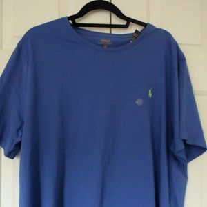 nice brighter blue colored tee